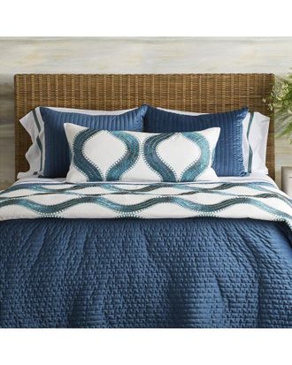 Ann Gish Channel Velvet Coverlet Set