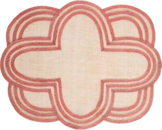 Juliska Scallop Stripe Placemat in Coral at Nordstrom