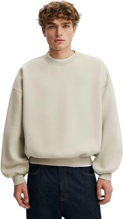 Cotton On Mens Relaxed Crew Sweater in Stone at Nordstrom, Size Xx-Large