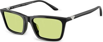 Emporio Armani Occhiali da sole squadrati - Nero