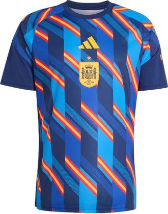 adidas Spain 26 Home Pre Match Jersey Asia Sizing Dark Blue KA1906