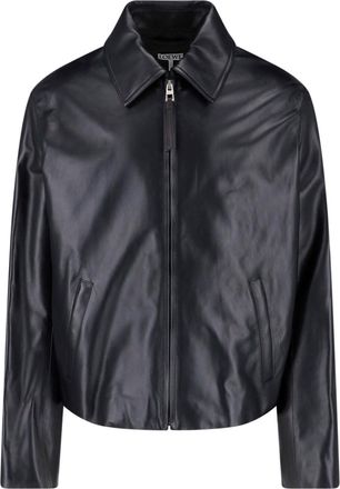 Loewe Giacca Zip In Pelle Di Agnello