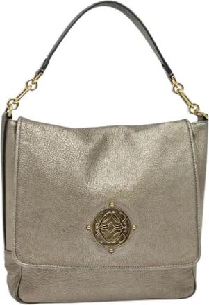 Loewe Pre-owned Schoudertas - Dames - Vintage Schoudertas - Beige - ONE Size - Leer - Vintage