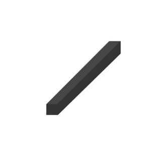 OEM Banda De Caucho Epdm Esponjosa Crujiente Negro 4 Lados De Longitud 25x25mm 1m