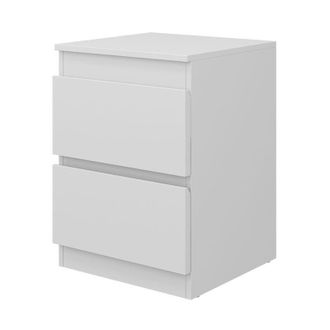 Vicco Comodino camera da letto Calisto, Bianco, 40 x 55 cm Vicco