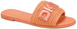 DKNY Winslet Slide Sandal - Wide Width in Orange Sherbet at Nordstrom, Size 8.5