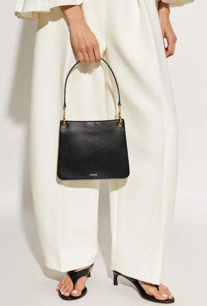 Jil Sander Otto Small Shoulder Bag, Womens, Black