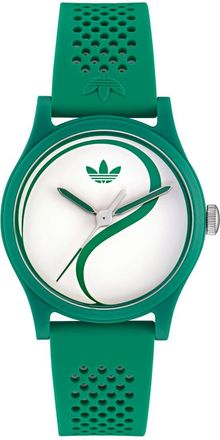 adidas Originals ADIDAS Originals Game Two Unisexs Green Watch AOSY25519 Silicone - One Size