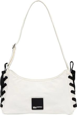 Karl Lagerfeld Hobo Bag - Dames - Schoudertassen - Beige - ONE Size - Polyester - Tassen