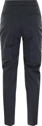 PT01 Womens Frida - Cotton And Silk Trousers With Pleat - Dark Grey - Size EU 36 (Womens)