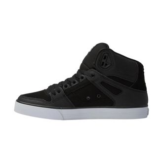 DC Pure High-Top - Heren - Sneakers - Zwart - 42 1/2 EU - Leer - Schoenen