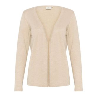 Kaffe Cardigans - Dames - Truien - Beige - Maat: S