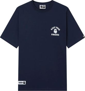 Fingercroxx T-shirt con grafica - Blu