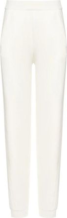 Emporio Armani Sport Broek - Dames - Straight fit broeken - Wit - L - Broeken