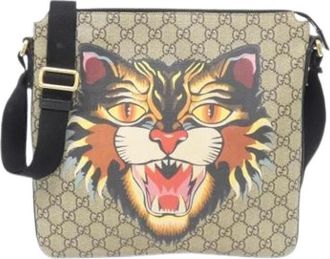 Gucci Pre-owned Vintage Schoudertas - Dames - Vintage Schoudertas - Beige - ONE Size - Vintage