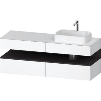 Duravit Qatego Consola Mueble Bajo Lavabo, 2 Extensiones, 2 - Duravit