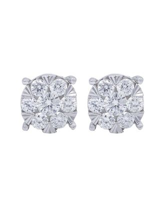 Diana M. Jewels Fine Jewelry 14K 0.76 Ct. Tw. Diamond Earrings