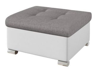 Mirjan24 Reposapi&eacute;s Comfivo Gemma, Soft 017 + Lux 05, 41x68x70cm, Di&aacute;metro: 0, Cuero Ecol&oacute;gico + Tapiz, Patas: Pl&aacute;stico, 0
