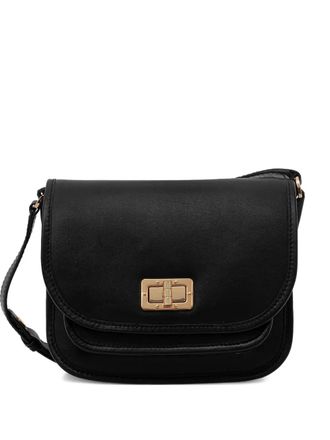 Geox Flavrie turn-lock cross body bag - Black