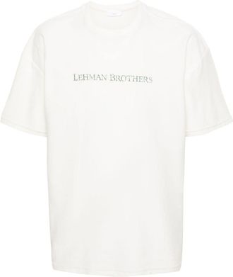 1989 STUDIO Lehman Brothers cotton T-shirt - men - Cotton - S - White
