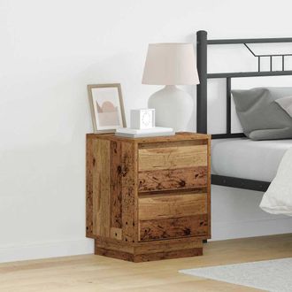vidaXL Armadio Da Notte Con Cassetto Legno Vecchio 39 X 34.5 X 50 Cm - Vidaxl