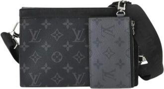 Louis Vuitton Pre-owned Cross Body Bags, female, Black, Size: ONE SIZE Pre-owned Gaston Wearable Wallet
