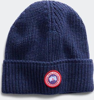 Canada Goose Tuque c&ocirc;tel&eacute;e (Hommes, Navy Heather, TAILLE UNIQUE)