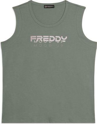 Freddy Canotta in Jersey con Logo FREDDY e Scritta Mood Up