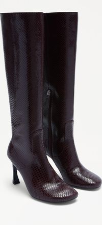Russell & Bromley HALTON KNEE Womens Purple Heeled Knee High Boot