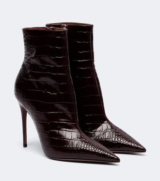 PARIS TEXAS Botines Vera de piel grabada