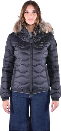 Blauer Aldie Puffer Jacket - Dames - Jassen - Zwart - Maat: L Nylon