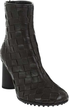Bottega Veneta Brown Leather Ankle Boots