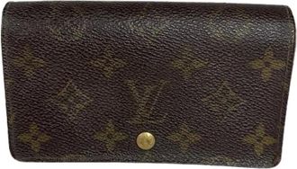Louis Vuitton Pre-owned Wallets, female, Brown, Size: ONE SIZE Pre-owned Leather Wallet