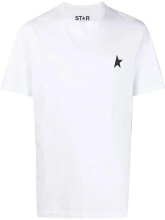 Golden Goose Star WS Regular T-Shirt / Small Star/ Blackboard