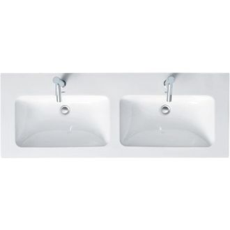 Duravit Me By Starck Furniture Lavabo Doble, 2x1 Agujeros Para - Duravit