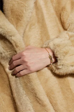 Givenchy Logo Bracelet, Womens, Gold