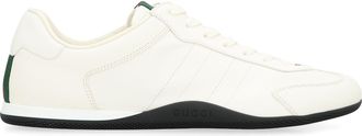 Gucci Mens Sneakers Shift White Calf Skin Trainers