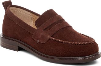 Kelsi Dagger Lens Penny Loafer in Warm Brown at Nordstrom, Size 6.5