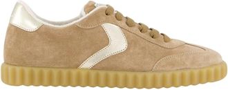 Voile Blanche Suede Ines Damesschoenen - Dames - Sneakers - Beige - 36 EU - Schoenen