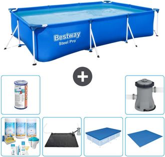 Bestway Piscina Bestway Steel Pro Rectangular - 300x201x66 Cm - 7-piezas S22245
