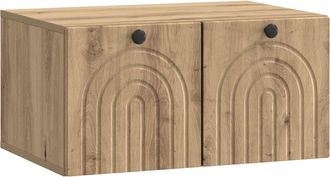 vidaXL Mueble Para Tv De Pared 59,5 X 41 X 30 Cm Roble Artisan Vidaxl