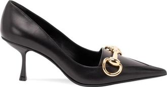 Gucci Schoenen, Dames, Zwart, 39 EU, Leer, Boulevard pump