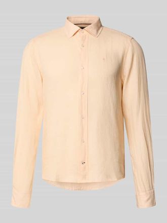 Joop Causal Fit Leinenhemd mit Kentkragen Modell Mike in Apricot, Gr&ouml;&szlig;e XXL