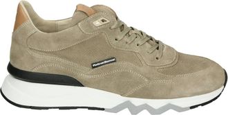 Floris Van Bommel Schoenen, Heren, Beige, 41 1/2 EU, Su&egrave;de, Casual Su&egrave;de Schoenen Taupe Kleur