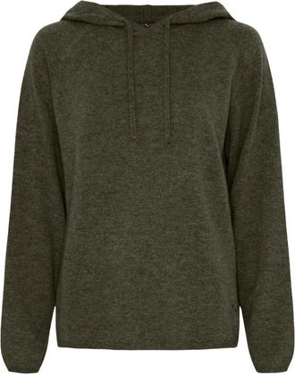 BTF-CPH Felpa con cappuccio in misto cashmere e lana merino - - Sweatshirts & Hoodies - Donna - Verde - M