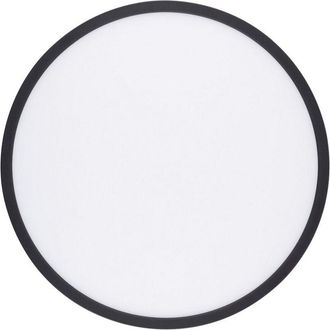 Luminosa Light Designs TK Aqua Plafón empotrable de 40 cm, color negro, IP54, 1 LED, 36 W