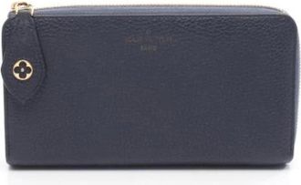 Louis Vuitton Pre-owned Leather Wallet - Dames - Vintage Accessoires - Blauw - ONE Size - Leer - Vintage