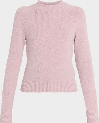 Dries Van Noten Texas Mock-Neck Alpaca Sweater