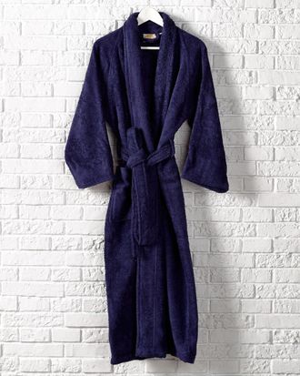 Superior Long-Staple Combed Terry Unisex Adult Long Staple Combed Cotton Bathrobe