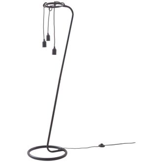 Lindby L&aacute;mpara De Pie elira En Negro Metal - Lindby